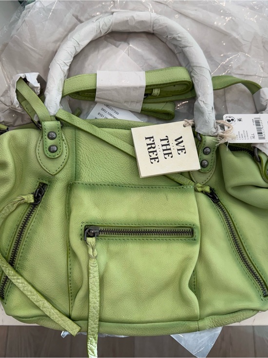 Free People Handbags - Free People matcha baby Emerson Leather Shoulder Bag